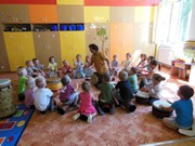 Příběh o bubnu - bubnování ve školce